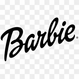 Barbie Logo - Black And White Barbie Logo, HD Png Download