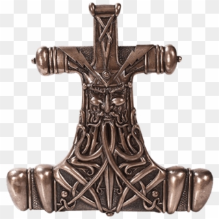 Bronze Mjolnir Wall Plaque - Thor, HD Png Download