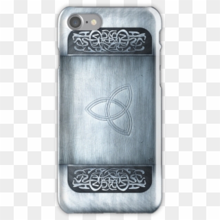 The Iphone Of Thor Iphone 7 Snap Case - Asgard Logo With Thor Hammer, HD Png Download