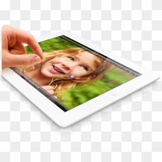 Apple Today Announced An Updated Version Of Its Ipad - Ipad With Retina Display Logo, HD Png Download
