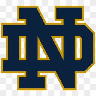 Notre Dame Fighting Irish Logo - Logo Notre Dame Football, HD Png Download
