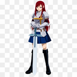 Erza Anime S2 - Erza Scarlet Official Art, HD Png Download