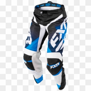 Blue Fade/white - Hockey Pants, HD Png Download