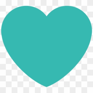 Teal Heart, HD Png Download