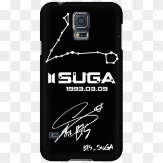 Suga's Pisces Constellation & Signature Phone Case - Iphone, HD Png Download