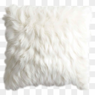Fur White Pillow Png, Transparent Png