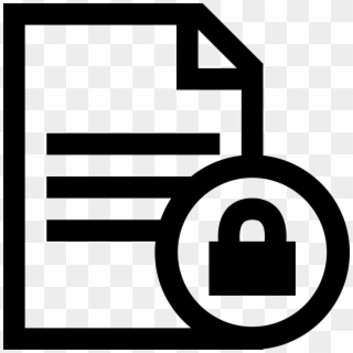 Document Text Security - Terms & Conditions Icon Png, Transparent Png