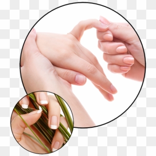 Deluxe Manicure $35 - Отложение Солей В Пальцах Рук, HD Png Download