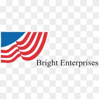 Bright Enterprises Flag Logo With Name And Address - Graphic Design, HD Png Download