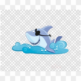 Baby Shark Clipart Song - Cute Cartoon Png Airplane Vector, Transparent Png