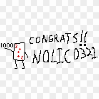 Congrats On 1k Nolic0321 - Calligraphy, HD Png Download
