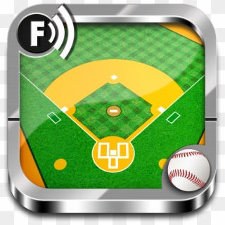 Fanstanz Baseball Icon Flat - Baseball Field, HD Png Download