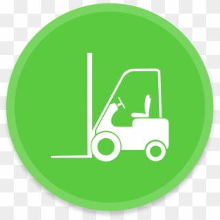 Free Icons Png - Forklift Icon Green, Transparent Png
