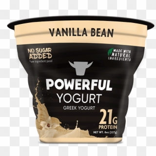 Vanilla Bean Yogurt - Powerful Yogurt, HD Png Download