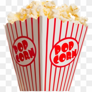 Popcorn Clipart Christmas - Popcorn From Movie Theater, HD Png Download