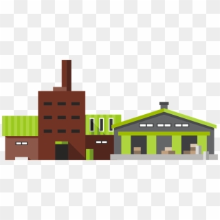 Warehouse Factory Vector Png, Transparent Png
