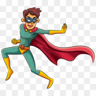 Super Hero Cartoon Images - Superhero With A Mask, HD Png Download