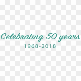 50th Logo - Celebrating 50 Years 1968 2018, HD Png Download