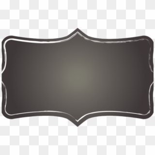 Blackboard Clipart Chalkboard Label - Platter, HD Png Download