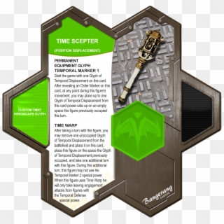 The Book Of The Glyph Of Time Scepter - Heroscape Electro, HD Png Download