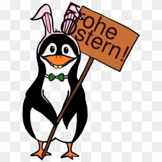 Easter Tux - Happy Easter Penguin, HD Png Download