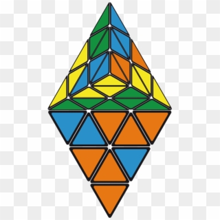 Pretty Patterns Pyraminx - Pyraminx, HD Png Download