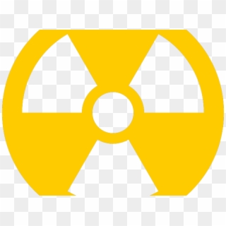 Radioactive Clipart Transparent - Nuclear Symbol Blue, HD Png Download