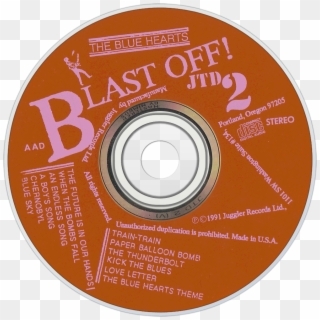 The Blue Hearts Blast Off Cd Disc Image - Cd, HD Png Download