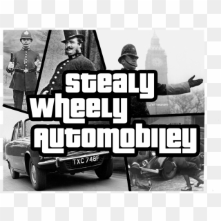 British Grand Theft Auto - Stealy Wheely Automobiley Red Dead, HD Png Download