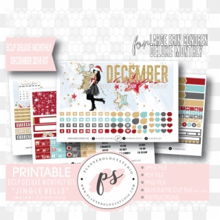 Jingle Bells December 2018 Monthly View Kit Digital - Poster, HD Png Download