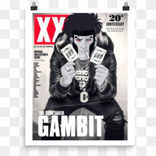 'gambit The Risk Taker' Poster - Poster, HD Png Download