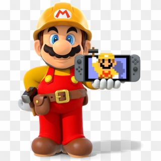 Here's A Standalone Version Of The Builder Mario Edit - Mario Maker Mario, HD Png Download