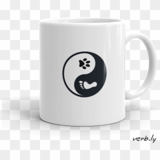 Yin Yang Cat Mug - Mug, HD Png Download