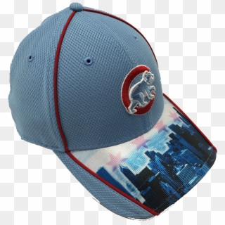 Chicago Cubs Chicago Flag Skyline 39thirty Flex Fit - Baseball Cap, HD Png Download