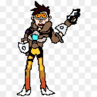Overwatch Tracer - Cartoon, HD Png Download