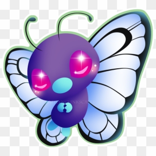 012 Butterfree , Png Download - Chibi Butterfree, Transparent Png
