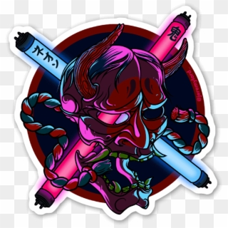 Neon Oni, HD Png Download
