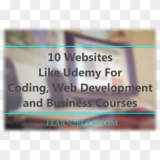 10 Websites Like Udemy For Coding, Web Development, - Poster, HD Png Download