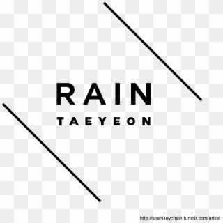 Taeyeon Rain - Taeyeon Rain Logo Png, Transparent Png