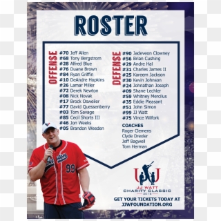 Celebrity Softball Game 2018 Roster, HD Png Download