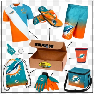 Miami Dolphins Nfl Team Pride Box - Miami Dolphins, HD Png Download