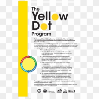 The Yellow Dot Program - Circle, HD Png Download