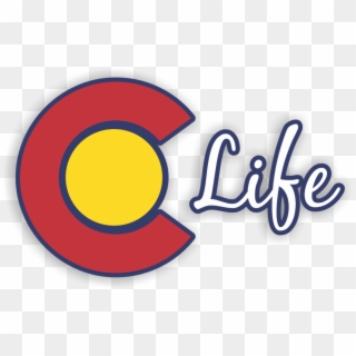 Co Life Colorado Flag Decal - Circle, HD Png Download