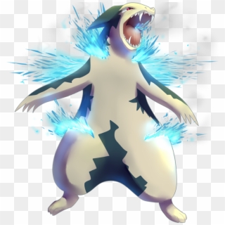 Pokemon Mega Typhlosion Frost Is A Fictional Character - Cartoon, HD Png Download