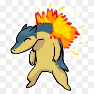 Cyndaquil/typhlosion - Cartoon, HD Png Download