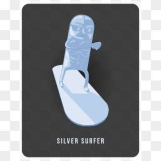 50 Heroes In 50 Days On Behance Silver Surfer, Comic - Surfing, HD Png Download