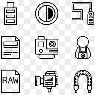 Camera - Office Icons Png, Transparent Png