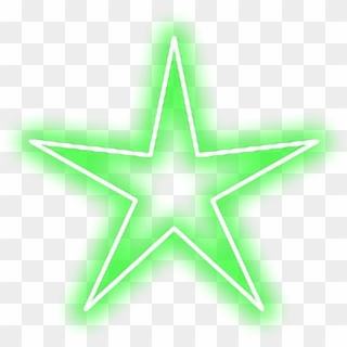 #estrela #verde #neon - Estrela Verde Png, Transparent Png