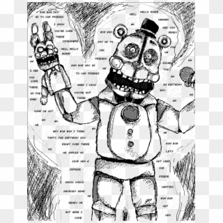 Funtime Freddy - Doodle, HD Png Download
