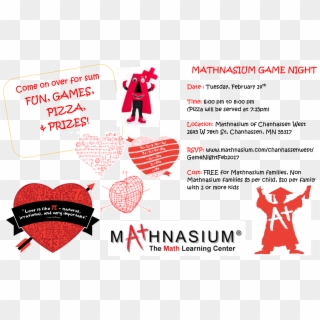Mathansium Game Night - Heart, HD Png Download